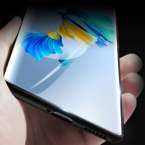 Луксозен силиконов гръб ТПУ ултра тънък МАТ за Huawei Mate 40 Pro черен